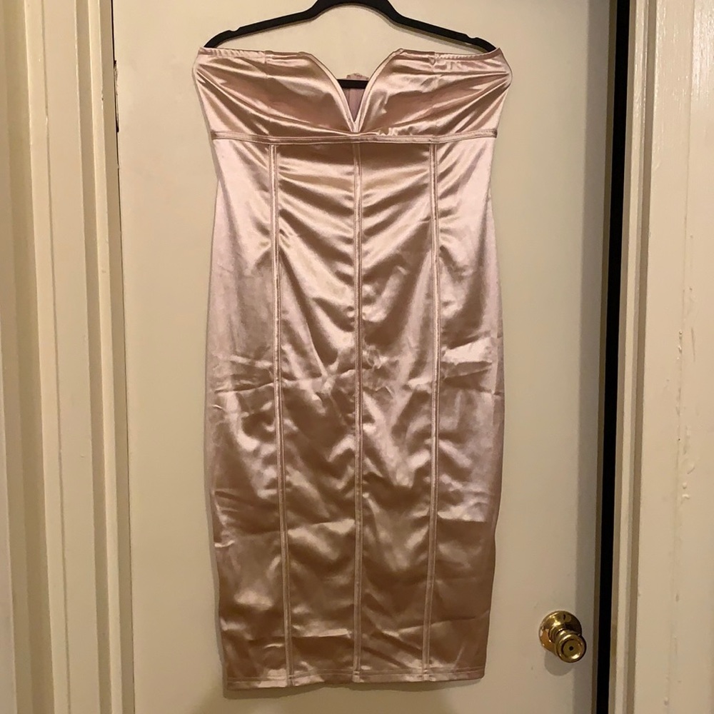 Satin party dress
